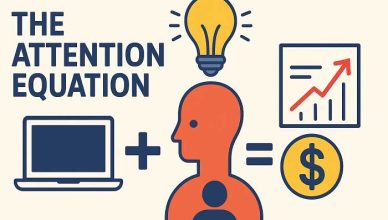 Bukan Jam Tonton, tapi Fokus Audiens, Riset McKinsey 2025 Kenalkan Ekonomi Atensi Sebagai Peluang Bisnis Media Ilustrasi Riset McKinsey Attention Equation (Chat GPT)