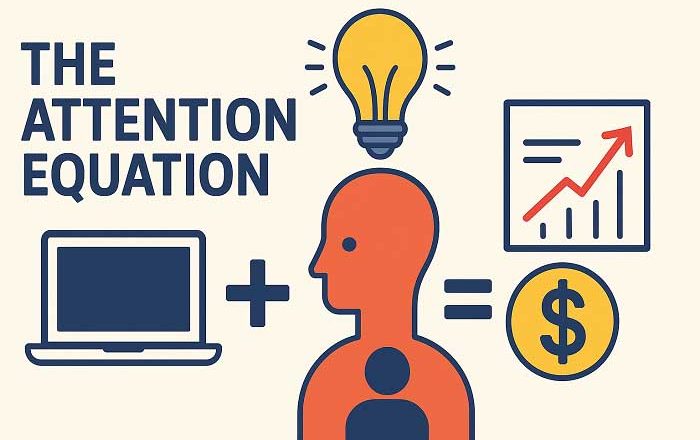 Ilustrasi Riset McKinsey Attention Equation (Chat GPT)