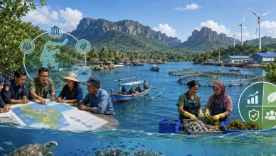 Ilustrasi Ekonomi Biru Indonesia